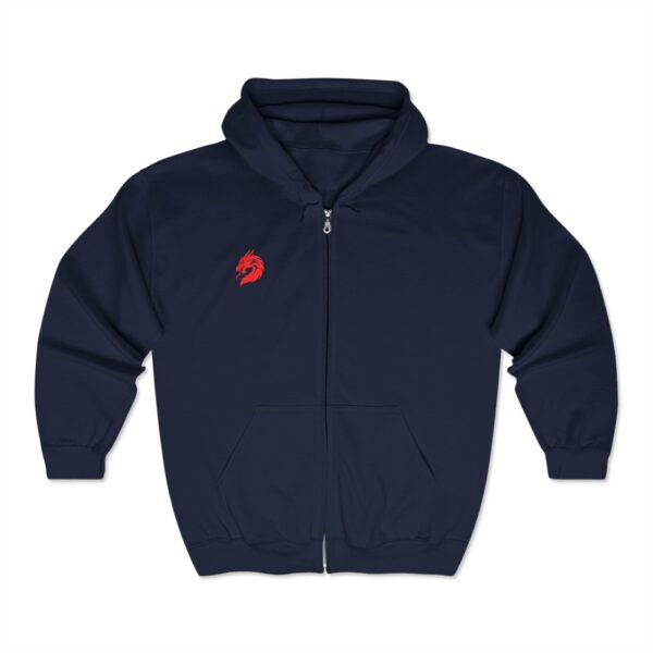 Unisex DMMA Heavy Blend™ Full Zip Hooded Sweatshirt - Image 3