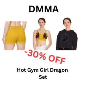 DMMA Hot Gym Girl Dragon Set