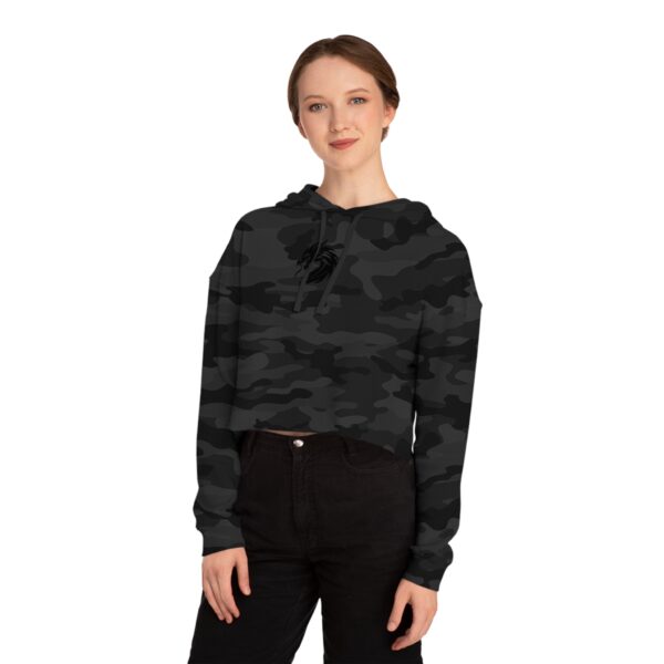 Women’s DMMA Cropped Hooded Sweatshirt - Image 6