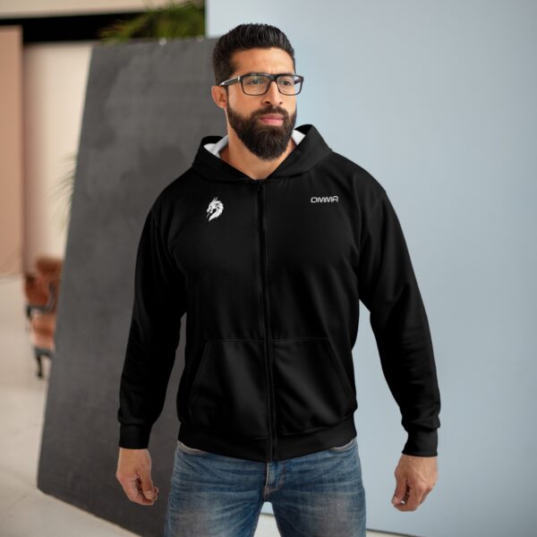 Unisex DMMA Zip Hoodie (AOP) - Image 2