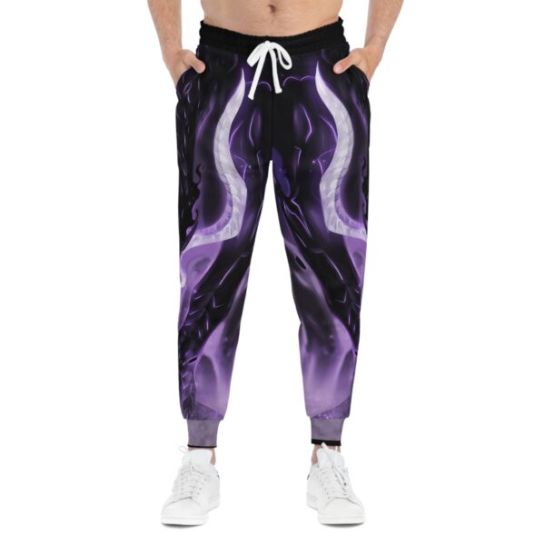 Bold Purple Athletic Joggers for Comfort & Style - Image 3