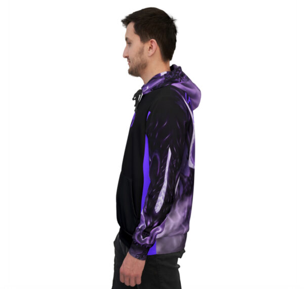 DMMA Men’s Purple Dragon Hoodie – Athletic Streetwear for Workout & Casual Style - Fierce Style for Workout & Casual Wear - Image 7