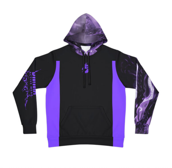 DMMA Men’s Purple Dragon Hoodie – Athletic Streetwear for Workout & Casual Style - Fierce Style for Workout & Casual Wear - Image 8