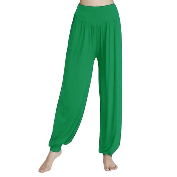 2025 High Waist Loose Yoga Pants Plus Candy Color Bloomers Fashion Comfortale Summer Sport Wear For Dancing - Image 5