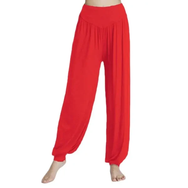 2025 High Waist Loose Yoga Pants Plus Candy Color Bloomers Fashion Comfortale Summer Sport Wear For Dancing - Image 4