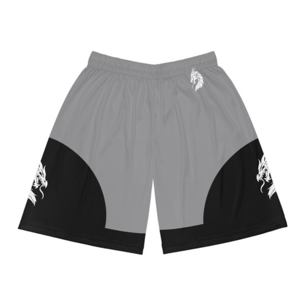 Bold Dragon Print Basketball Shorts for Sporty Comfort