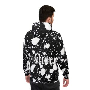Men's Purple Dragon Graphic Athletic Hoodie - Fierce Style for Workout & Casual Wear