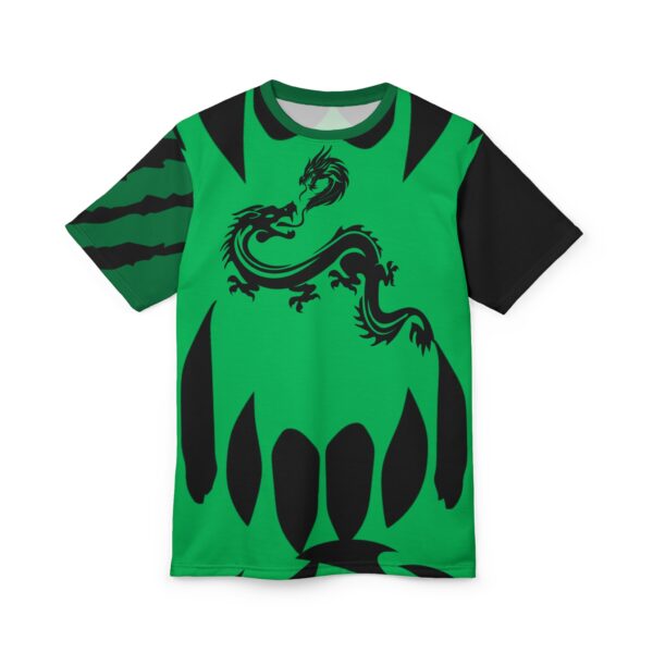 Bold Dragon Graphic Unisex Tee, Unique AOP Shirt for Fantasy Lovers, Streetwear, Gift for Him/Her, Casual T-Shirt, Summer Fashion - Image 3