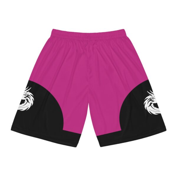 Bold Dragon Print Basketball Shorts for Sporty Comfort - Image 2