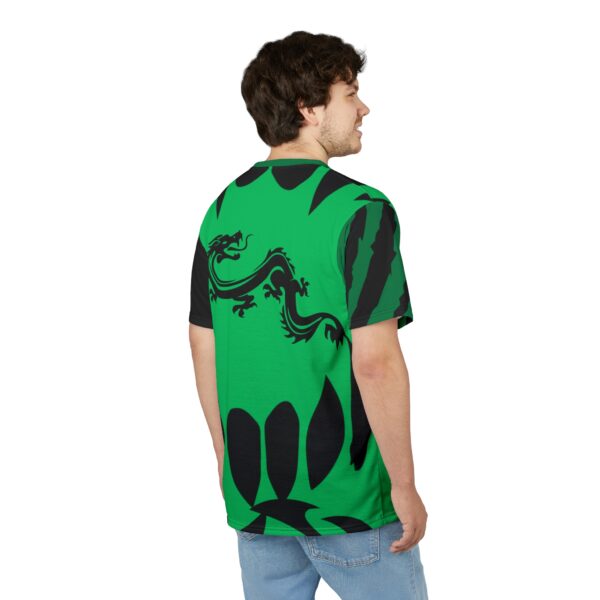 Bold Dragon Graphic Unisex Tee, Unique AOP Shirt for Fantasy Lovers, Streetwear, Gift for Him/Her, Casual T-Shirt, Summer Fashion - Image 9