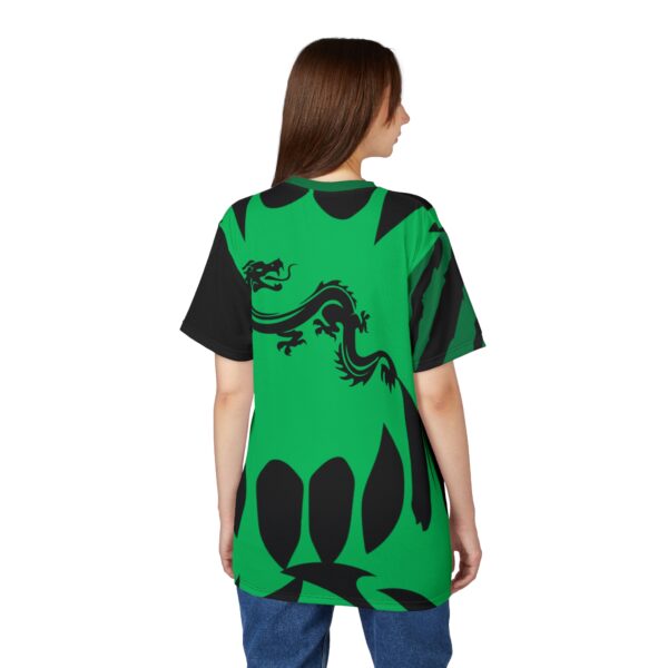 Bold Dragon Graphic Unisex Tee, Unique AOP Shirt for Fantasy Lovers, Streetwear, Gift for Him/Her, Casual T-Shirt, Summer Fashion - Image 10