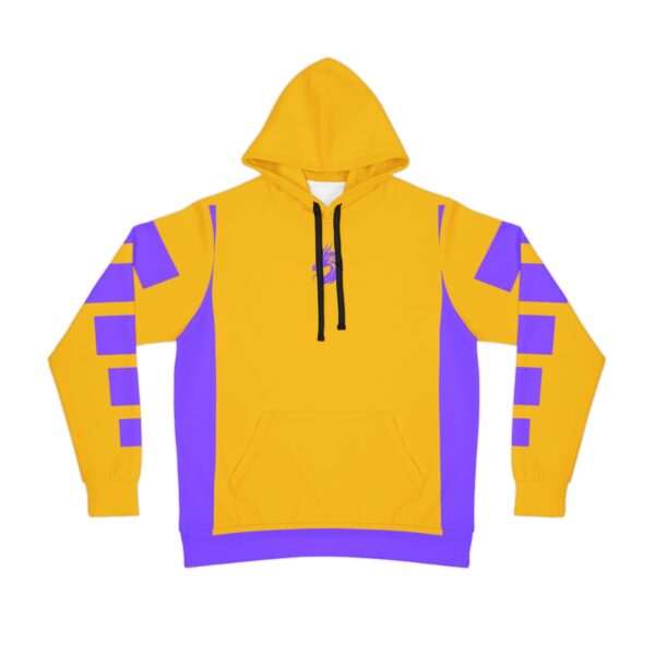 Men's Purple Dragon Graphic Athletic Hoodie - Fierce Style for Workout & Casual Wear - Image 2
