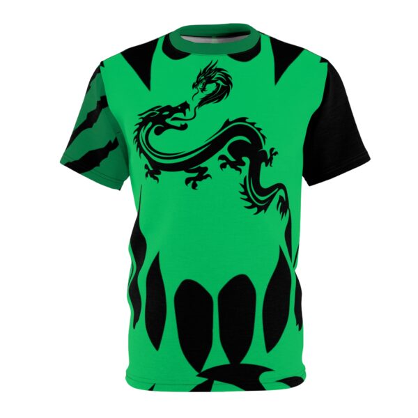 Bold Dragon Graphic Unisex Tee, Unique AOP Shirt for Fantasy Lovers, Streetwear, Gift for Him/Her, Casual T-Shirt, Summer Fashion - Image 2