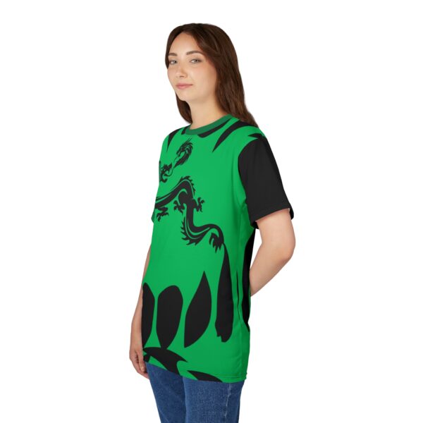 Bold Dragon Graphic Unisex Tee, Unique AOP Shirt for Fantasy Lovers, Streetwear, Gift for Him/Her, Casual T-Shirt, Summer Fashion - Image 13