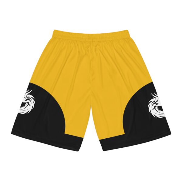 Bold Dragon Print Basketball Shorts for Sporty Comfort - Image 2