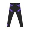 Stylish Women's Casual Leggings with Purple Flame Design, Activewear, Gym Leggings, Yoga Pants, Trendy Fashion, Comfortable Fit - Image 3