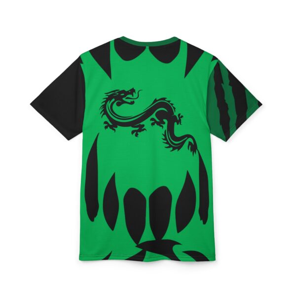 Bold Dragon Graphic Unisex Tee, Unique AOP Shirt for Fantasy Lovers, Streetwear, Gift for Him/Her, Casual T-Shirt, Summer Fashion - Image 5