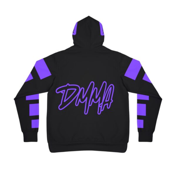 Men's Purple Dragon Graphic Athletic Hoodie - Fierce Style for Workout & Casual Wear - Image 3