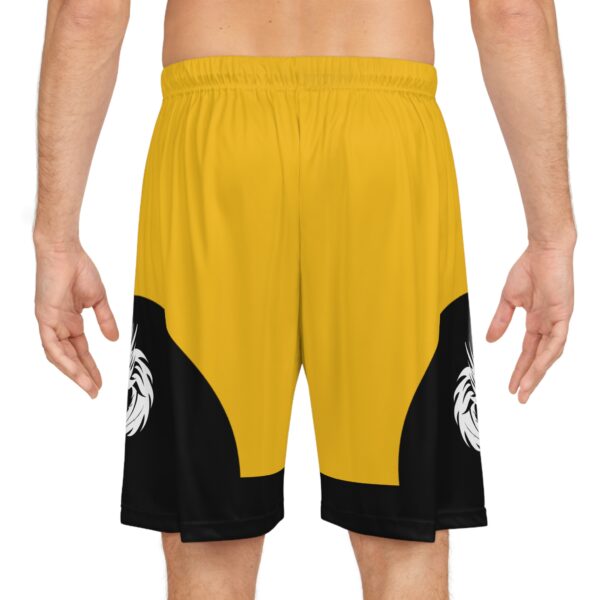 Bold Dragon Print Basketball Shorts for Sporty Comfort - Image 4