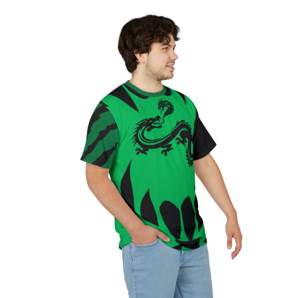 Bold Dragon Graphic Unisex Tee, Unique AOP Shirt for Fantasy Lovers, Streetwear, Gift for Him/Her, Casual T-Shirt, Summer Fashion - Image 12