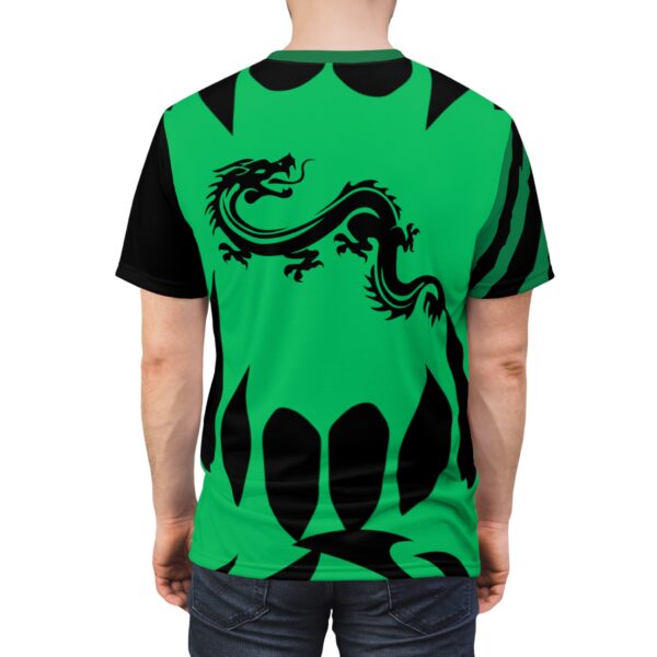 Bold Dragon Graphic Unisex Tee, Unique AOP Shirt for Fantasy Lovers, Streetwear, Gift for Him/Her, Casual T-Shirt, Summer Fashion - Image 8