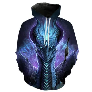 China Dragon 3d Print Men/Women Laxity Hoodie Casual Oversized Pullover Fashion Popular Streetwear Trend Sweatshirt Men Clothing