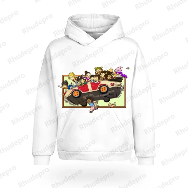 2024 Dragon Ball For Men Printed Hoodie Anime Goku Children's Men's Trend Autumn Oversized High Quality Y2k Fashion - Image 6