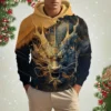Men's Hooded Animal Dragon 3D Print Hoodies Top 2024 New Autumn Fashion Casual Long Sleeved Pullover Oversized Sweatshirt Tops - Image 5