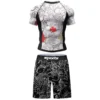 Men Tracksuit MMA No Gi Rashguard Jiu Jitsu T-shirt+Pants Boxing Jerseys Set BJJ Muay Thai Shorts Compression Legging Sportsuit - Image 4