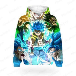 Men T Shirt Men's Hoodie Hoodie Tops Dragon Ball New Clothing Vegeta Y2k Trend Goku Super Saiya 2024 High Quality Hip Hop