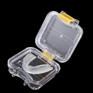 Net Retainer Cleaning Case Oral Care Denture Retainer Case Tooth Clean Organizer Mouth Guard Container False Teeth Storage Box