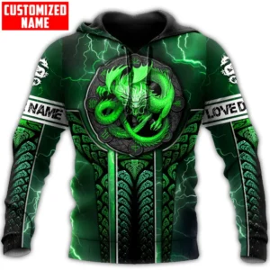 Personalized Name Dungeons and Dragons 3D All Over Printed Fashion Men's Hoodie Unisex zipper Hoodie Casual Tracksuits KJ987