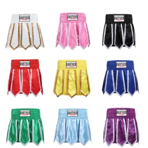 Streamer Style Boxing Training Trunks Free Fighting Sanda Half Pants Muay Thai Shorts For Men Women And Kids Arena Competition