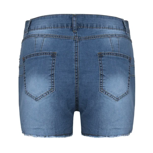 2025 Women's Summer High Waisted Mini Denim Shorts Sexy Ladies Club Party Wear Slim Bodycon Short Jeans Chic Denim Skirt Female - Image 2
