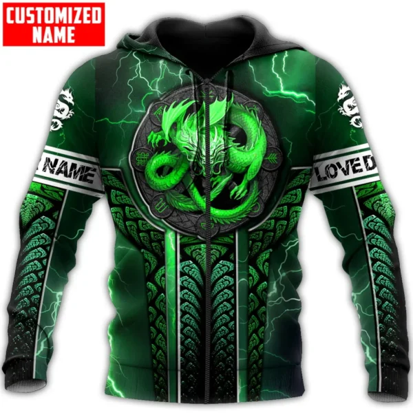 Personalized Name Dungeons and Dragons 3D All Over Printed Fashion Men's Hoodie Unisex zipper Hoodie Casual Tracksuits KJ987 - Image 3