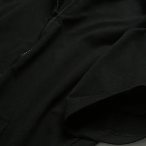 Fashion Short Sleeve Mens Hoodies Jackets Casual - Image 6