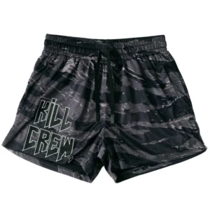 2025 Men's and Women's Retro Classic Shorts MUAY THAI SHORTS Quarter Loose Breathable Quick Drying Sweatpants Drawstring Pocket