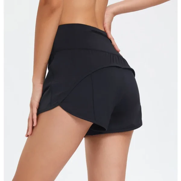 Custom LOGO2024 summer women's clothing new fitness sports high waist anti-light quick-drying running sports yoga shorts - Image 4