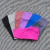 Solid Color Women Fitness Sports Short High Waist Yoga Short Cycling Comprehensive Training Jog Squat Proof Internal Pockets - Image 2