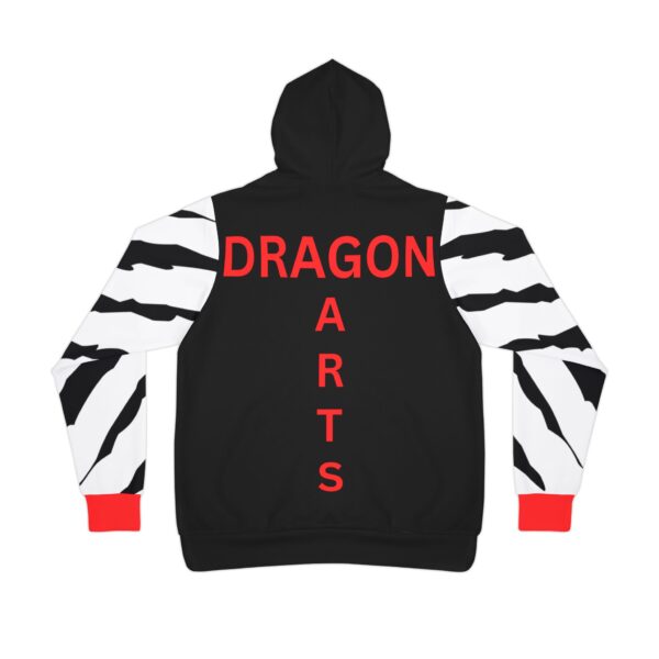Bold Graphic Athletic Hoodie, Unisex Sporty Sweatshirt, Trendy Fitness Apparel, Streetwear Style, Perfect for Gym, Sports Events, and [...] - Image 3
