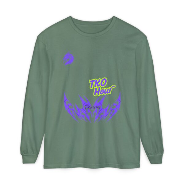 Unisex Garment-dyed Long Sleeve T-Shirt - Image 45