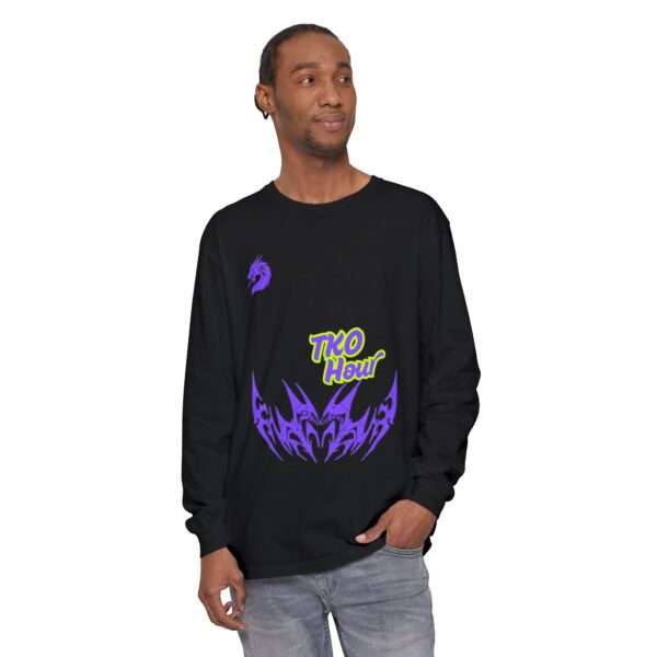 Unisex Garment-dyed Long Sleeve T-Shirt - Image 59