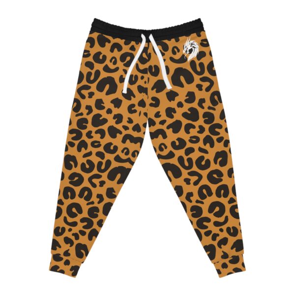 Stylish Leopard Print Joggers for Athletes, Trendy Lounge Pants, Fitness Bottoms, Travel Activewear, Gift for Her - Image 2