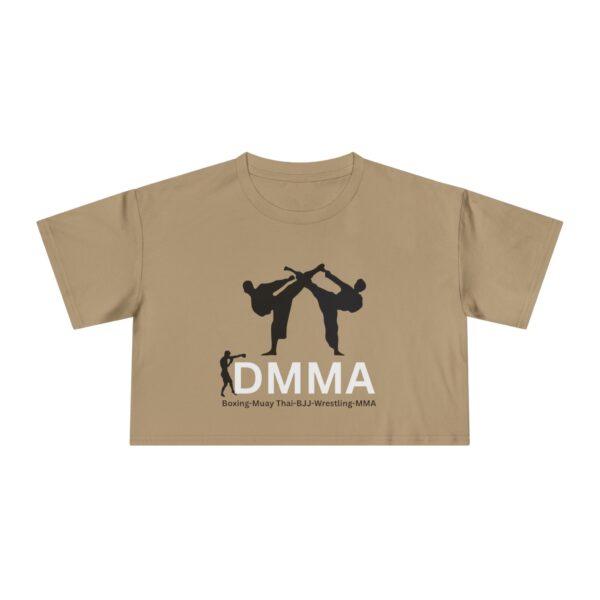 Dynamic MMA Women's Crop Tee | Athletic Fashion, Workout Top, Gift for Fighters, Sporty Style, Trendy Activewear - Image 13