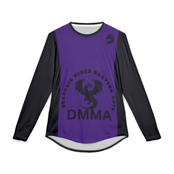 Dragon-Themed UV Protection Long Sleeve Shirt for Martial Arts Enthusiasts, Outdoor Apparel, Sun Safety Gear, Gifts for Him, Gym Wear, [...] - Image 2