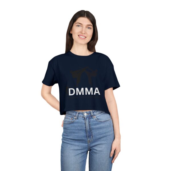 Dynamic MMA Women's Crop Tee | Athletic Fashion, Workout Top, Gift for Fighters, Sporty Style, Trendy Activewear - Image 30