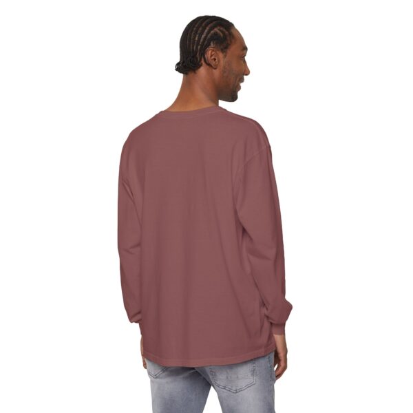 Unisex Garment-dyed Long Sleeve T-Shirt - Image 12