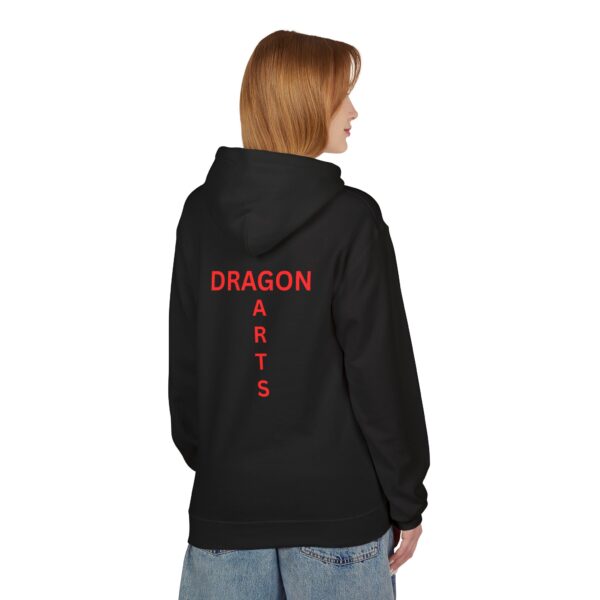 Unisex Artsy Dragon Hoodie - Cozy Fleece Sweatshirt for Artists, Gift for Creatives, Casual Wear, Unique Art Fashion - Image 16