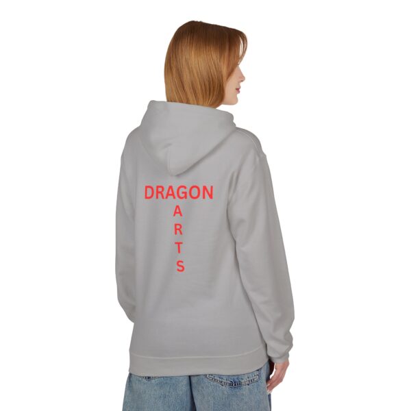 Unisex Artsy Dragon Hoodie - Cozy Fleece Sweatshirt for Artists, Gift for Creatives, Casual Wear, Unique Art Fashion - Image 8