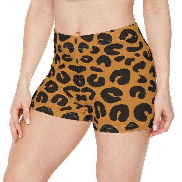 Leopard Print Women's Shorts, Trendy Summer Casual Wear, Comfortable Lounge Shorts, Beach Holiday Outfit, Activewear Essentials